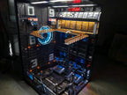 Solo Mecha LED Hangar Display | Cyberpunk Sci-Fi Diorama Box