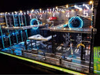 Multi-Model Sci-Fi Base | Premium Custom LED Mecha Showcase